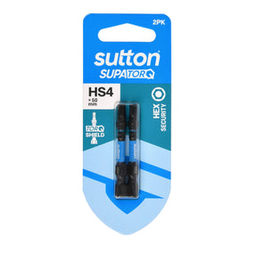 Sutton Screwdriver Bit S208 Supatorq Hex-s HS4
