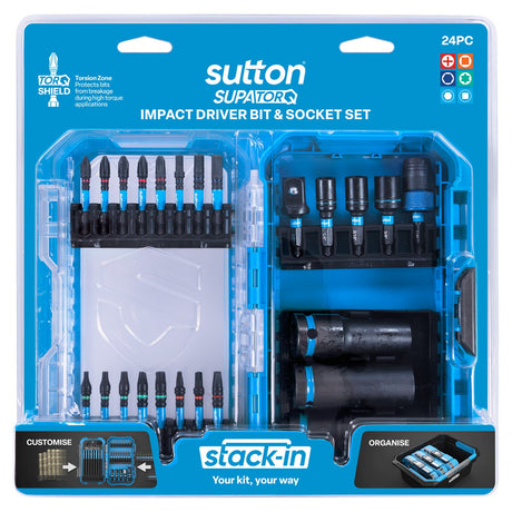 Sutton Scrdrv Bit S250 Supatorq Ins Bits Stack-in Set — official supplier product image