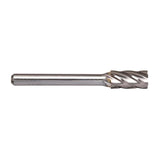 Sheffield Cylindrical Carbide Burr With End Cut Aluminium Cut