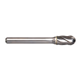 Sheffield Cylindrical Ball Nose Aluminium Cut Carbide Burr