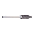 Sheffield Tree Radius Nose Carbide Burr Shank