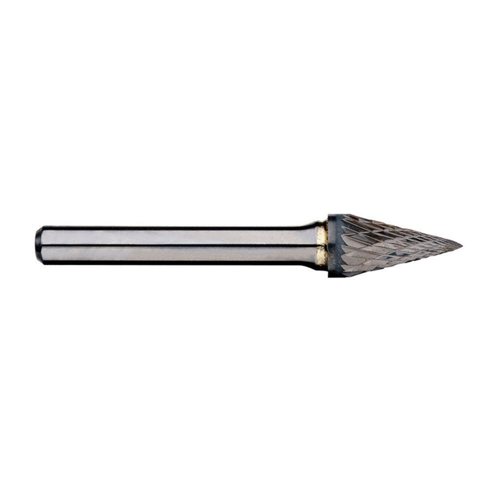 Sheffield Pointed Cone Carbide Burr Shank