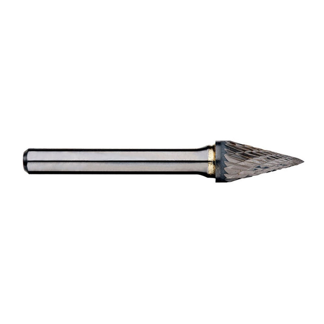 Sheffield Pointed Cone Carbide Burr Shank