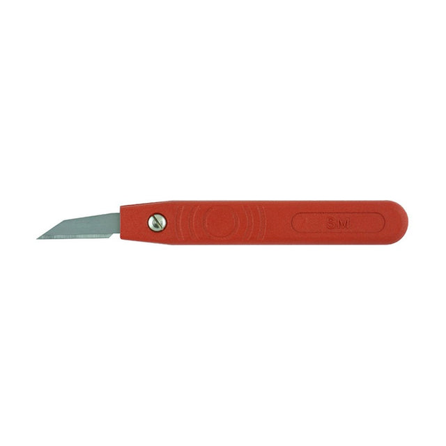 Sheffield Red Fixed Keyhole Knife
