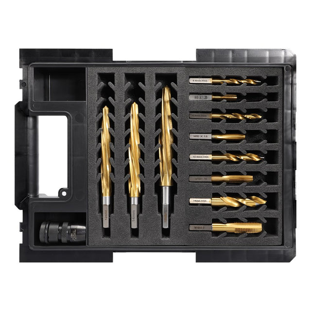 Sheffield VersaDrive Starter Kit - Drill And Tap Set With 12-18mm Reamer Set And Hd Adaptor — official supplier product image