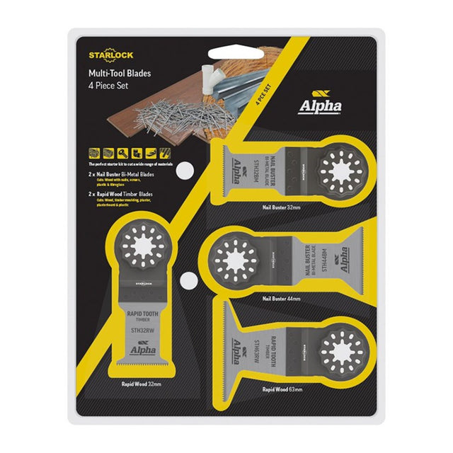 Sheffield Starlock Multi-Tool Blade Set — official supplier product image