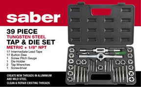 Bordo Saber S4 Tap And Die Set Metric + NPT