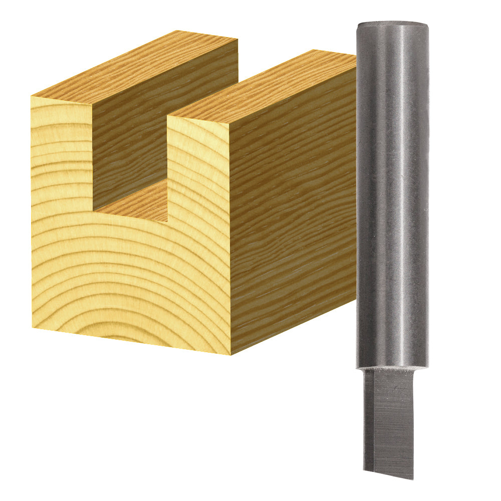 Single Flute Rip &amp; Slotter Bit for Wood - Solid Carbide | Τ 803-509