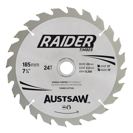 Sheffield Austsaw Raider Timber Blade T — official supplier product image