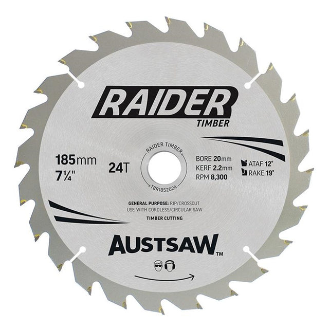 Sheffield Austsaw Raider Timber Blade T Pack — official supplier product image