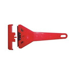 Sheffield Red Plastic Scraper With H D Blade