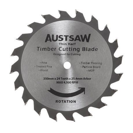 Sheffield Austsaw Thin Kerf Timber Blade — official supplier product image