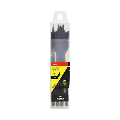 Sheffield TurboBORE Spade Bit Trade Pack