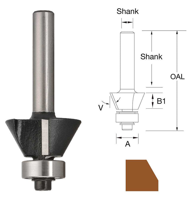 Bordo Bevel Trim Bit Bearing