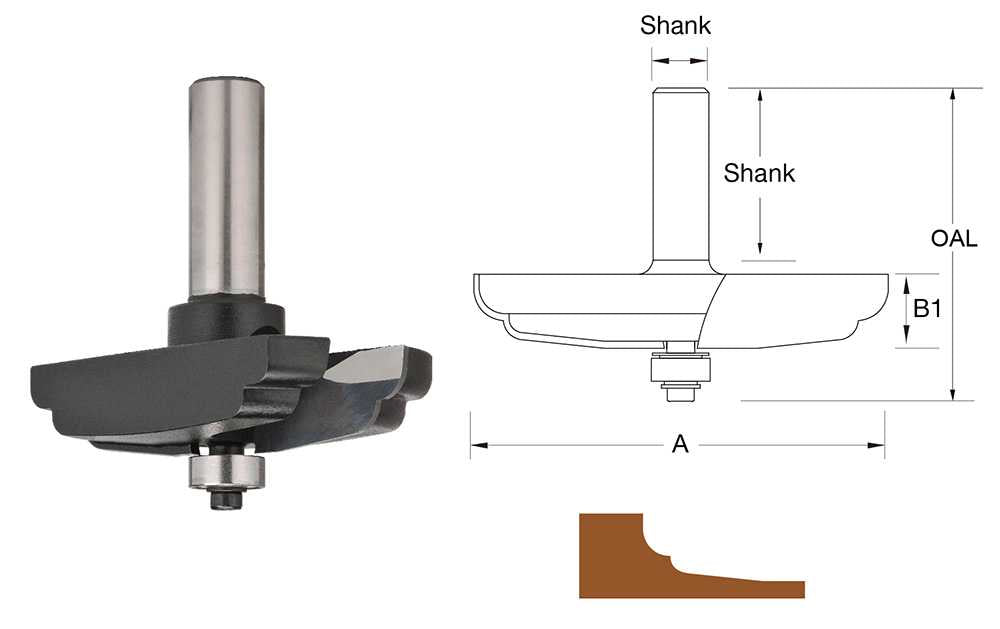Bordo Shallow D Cove Panel Bit Bb