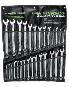 Bordo Combination Spanner Set Af & Metric