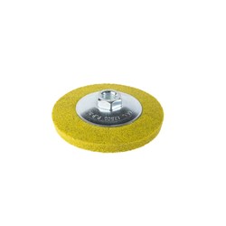 Sheffield Unitized Finishing Disc Dished Non Woven Coffee Mount