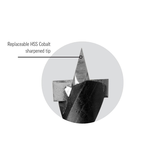 Sheffield TCT Rail Auger Tip Replacement — official supplier product image