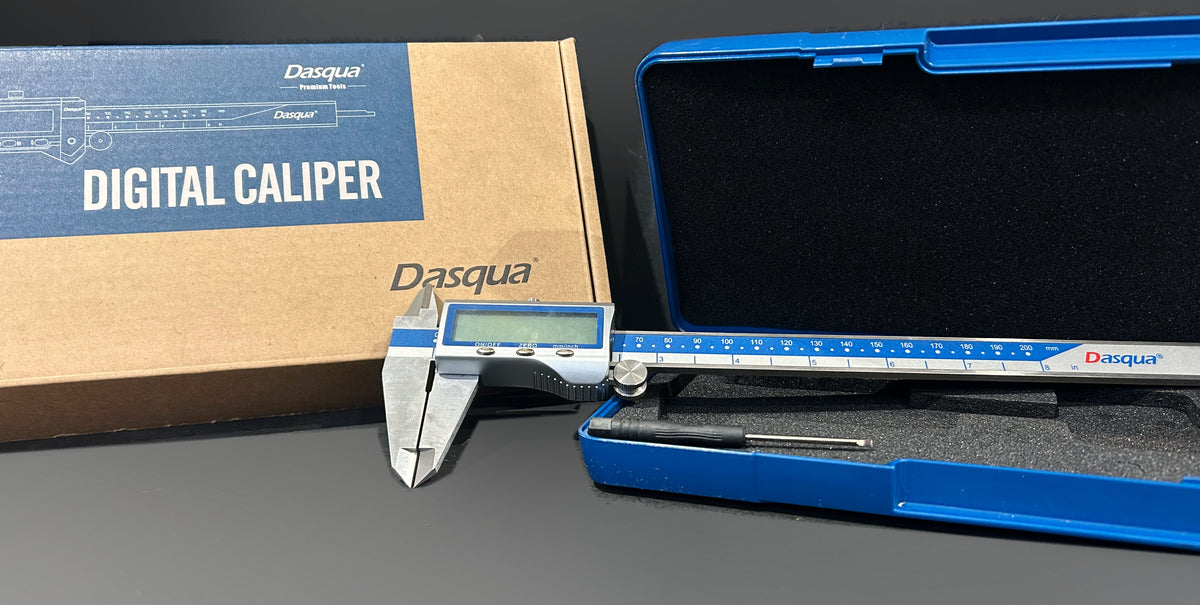 DASQUA 2115-2310 0-200 mm metal housing digital caliper with protective case
