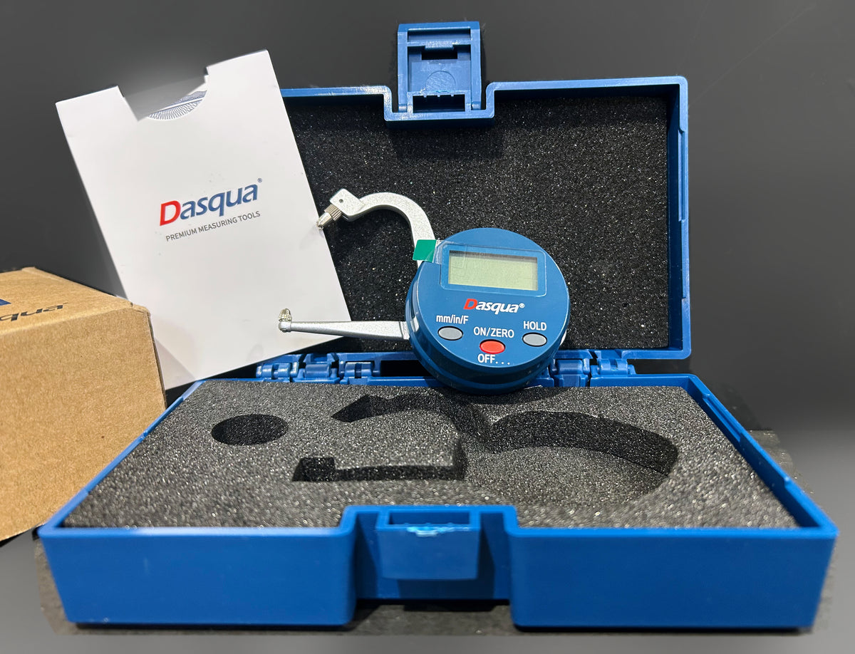 DASQUA 2140-8105 0-25 mm digital thickness gauge with protective case