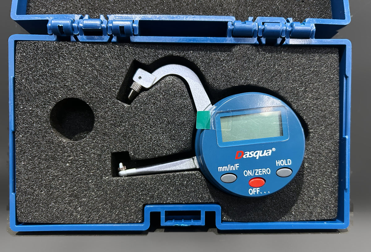 DASQUA 2140-8105 0-25 mm digital thickness gauge with protective case