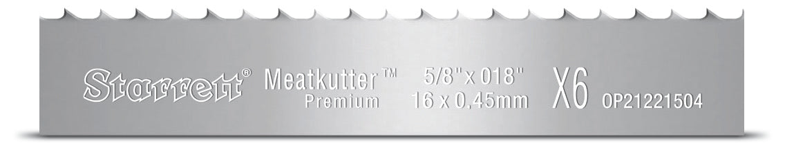 Starrett Meatkutter food processing bandsaw blade