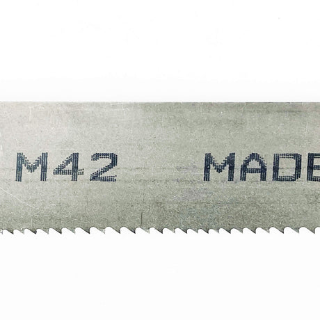 Sega a nastro bimetallica COBALT M42 da 2.450 mm di lunghezza x 27 mm di larghezza – Confezione da 2 lame