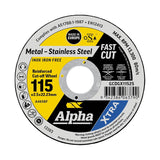 Sheffield XTRA Reinforced Cut-off Wheels | Alpha 25 Pack