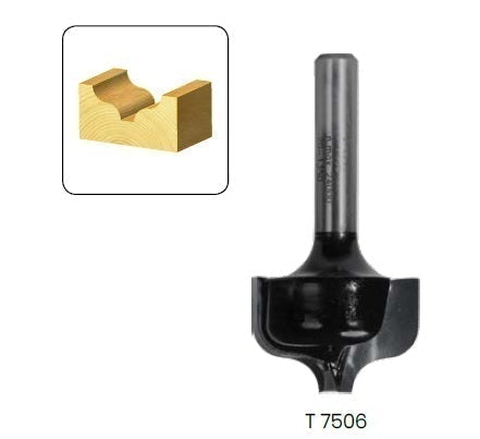 CARBiTOOL Ogee Router Bit for Panel Doors T7506 1/2