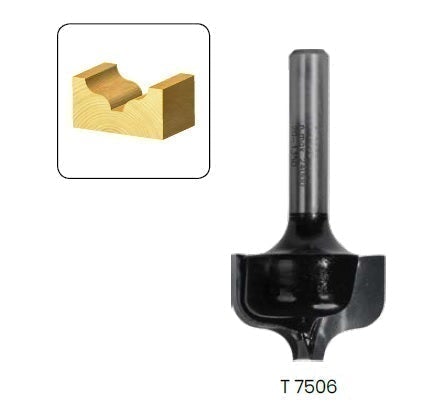 CARBiTOOL Ogee Router Bit for Panel Doors T7509
