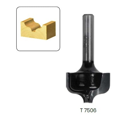 CARBiTOOL Ogee Router Bit for Panel Doors T7502