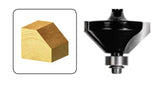 CARBiTOOL 45 Degree Chamfering Router Bit T924B 1/2