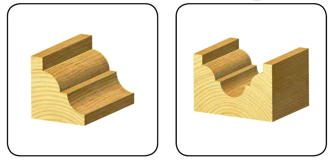 CARBiTOOL Classical Router Bit for Panel Doors TC10 1/2