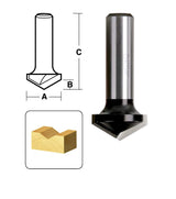 Degree Vee Groove Router Bit | CARBiTOOL